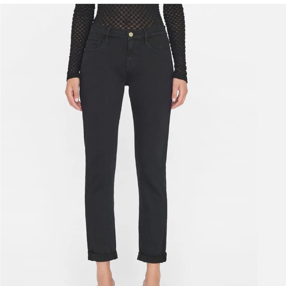 NWT FRAME DENIM LE GARÇON MID-RISE STRAIGHT FIT SIZE 30 - Picture 11 of 16